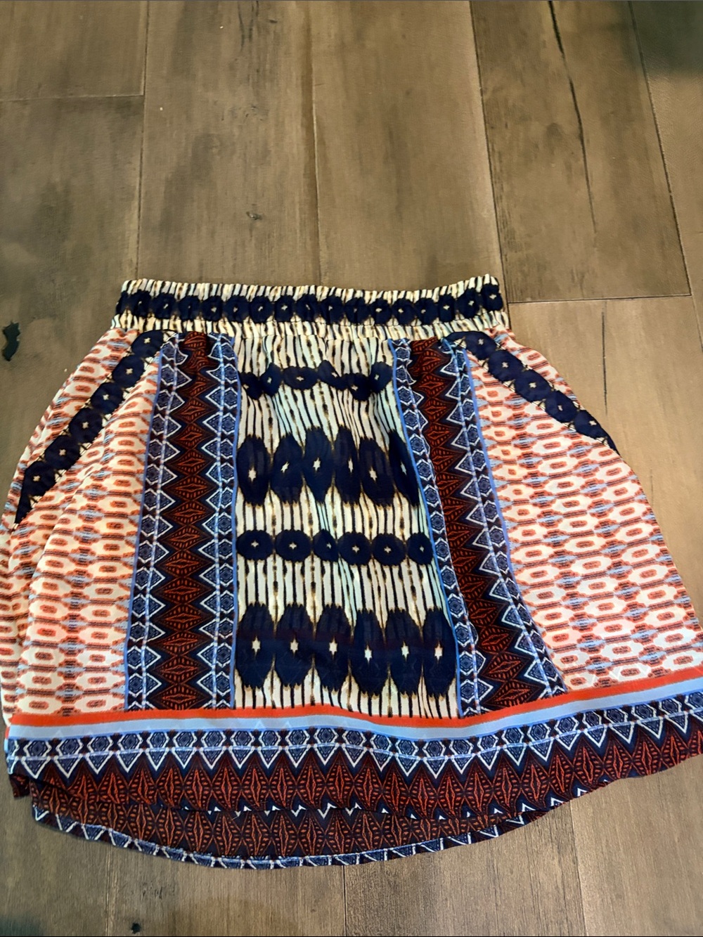 Dylan lightweight print skirt